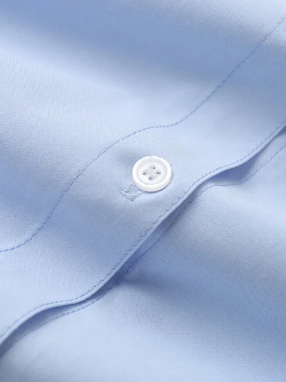 Y2K Blue Button Up Shirt
