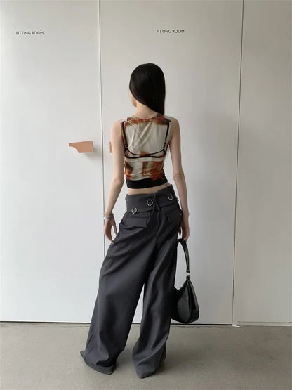 Y2K Body Printed Tank Top