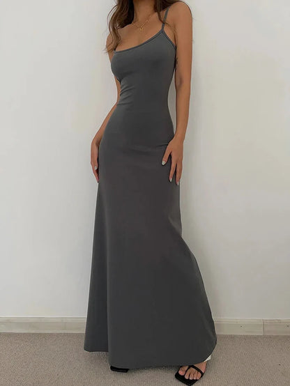 Y2K Bodycon Maxi Dress