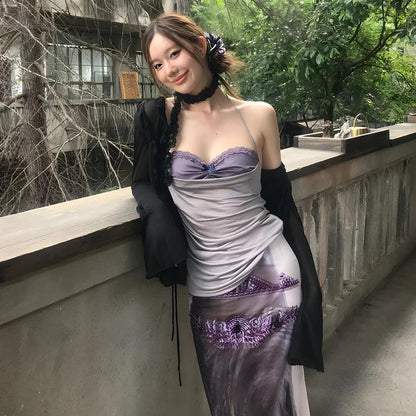 Y2K Bra Layered Top