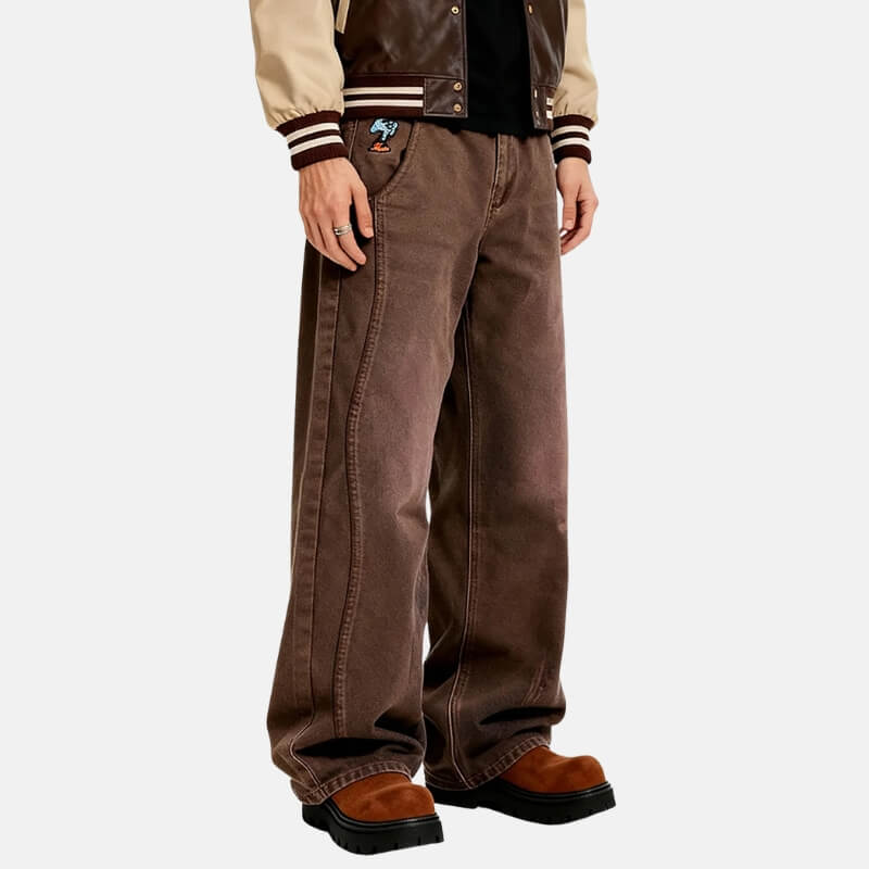 Y2K Brown Wash Jeans