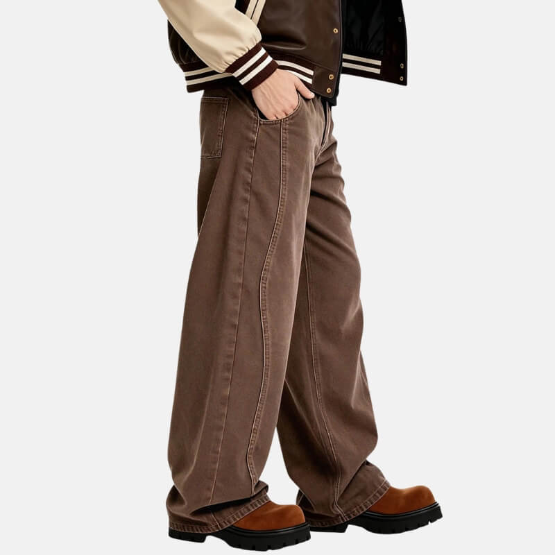 Y2K Brown Wash Jeans