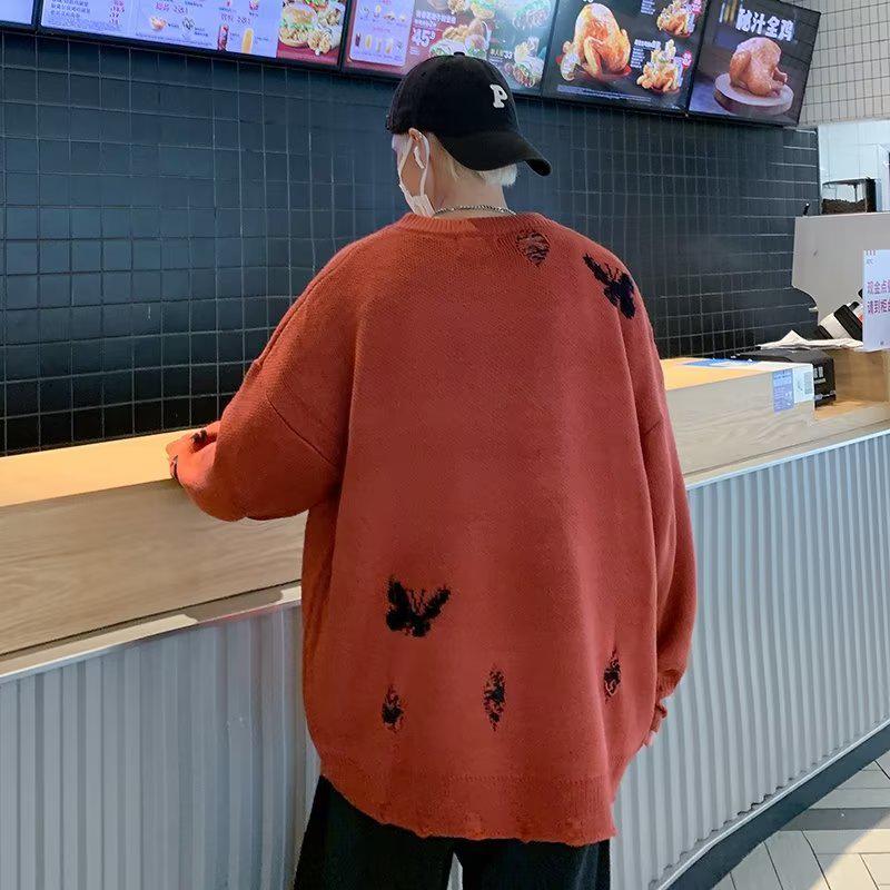 Y2K Butterfly Knitted Sweater