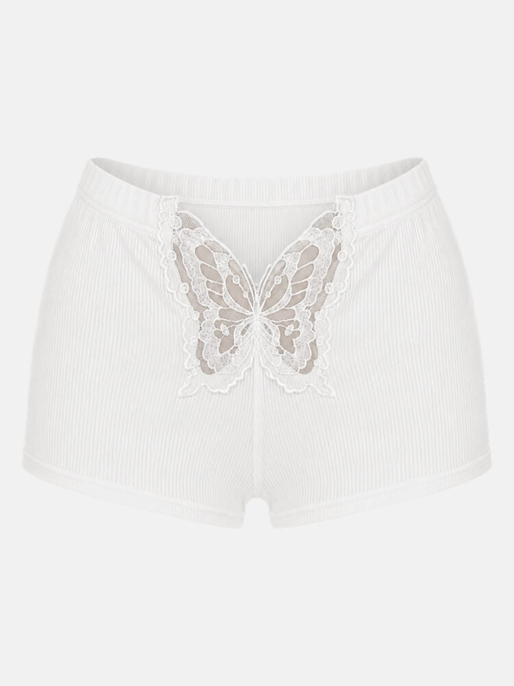 Y2K Butterfly Lace Shorts