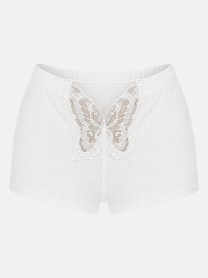 Y2K Butterfly Lace Shorts