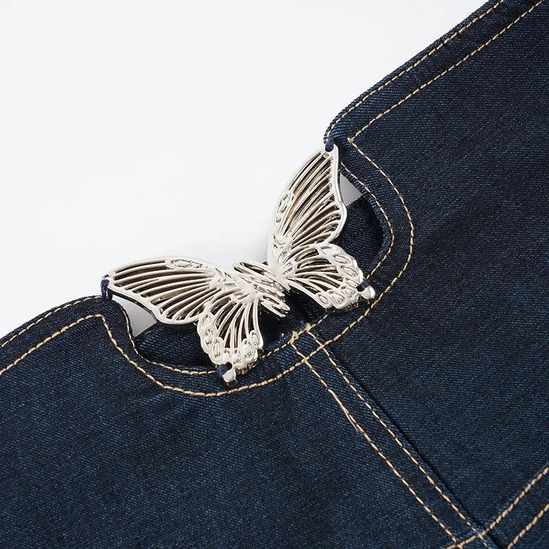 Y2K Butterfly Micro Shorts