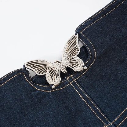 Y2K Butterfly Micro Shorts