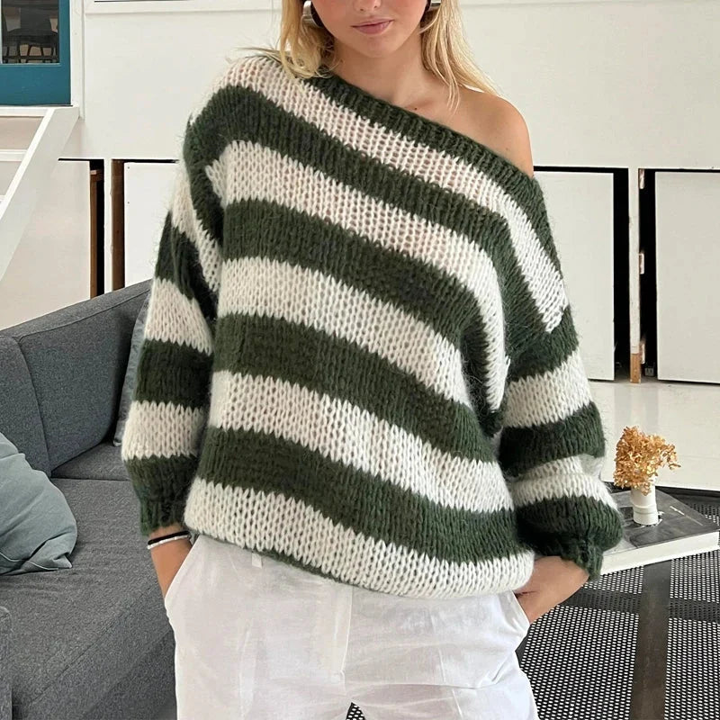 Y2K Cable Knit Sweater