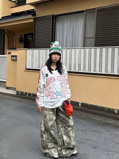 Y2K Camo Baggy Pants