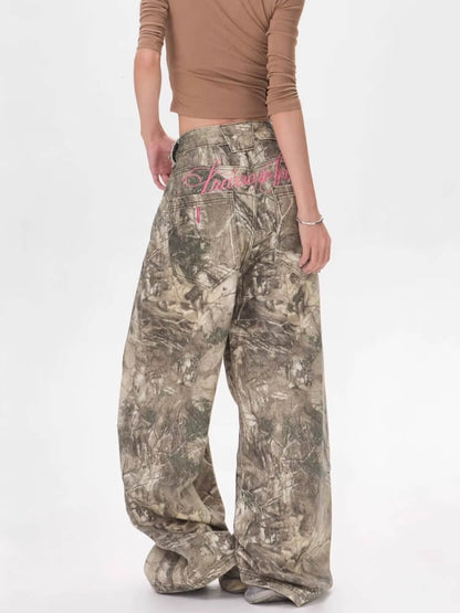 Y2K Camo Baggy Pants