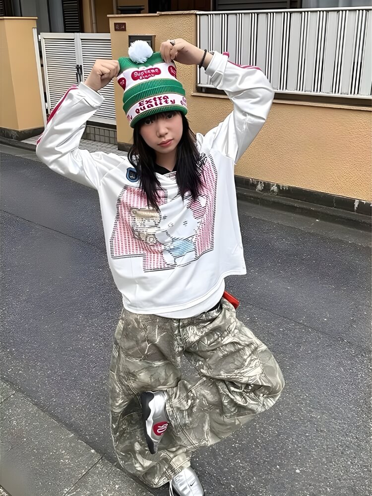 Y2K Camo Baggy Pants
