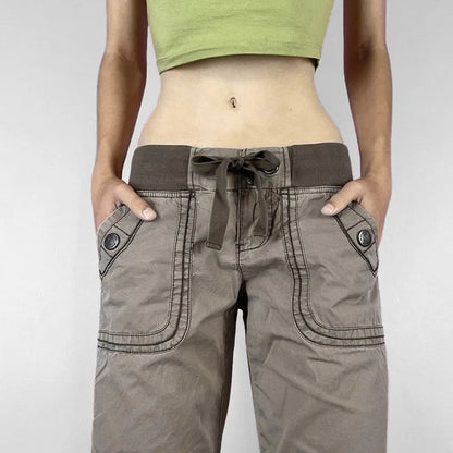 Y2K Cargo Utility Pants