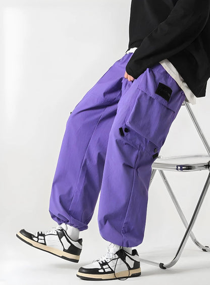 Y2K Casual Parachute Pants
