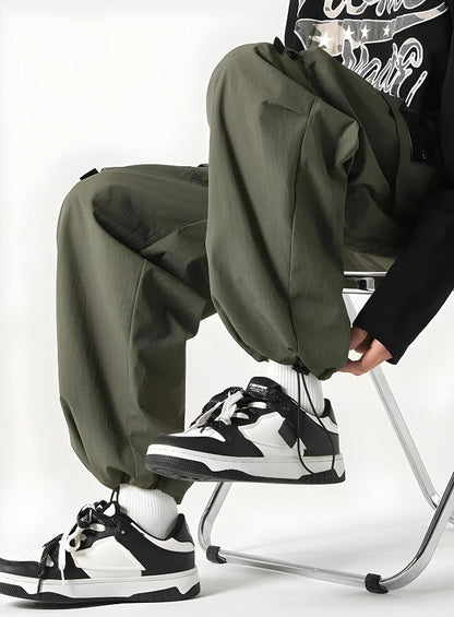 Y2K Casual Parachute Pants