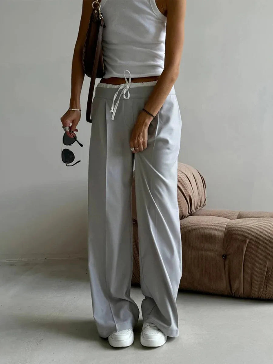 Y2K Casual Tailored Pants