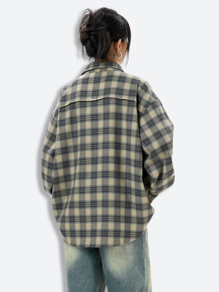 Y2K Checkered Shirt