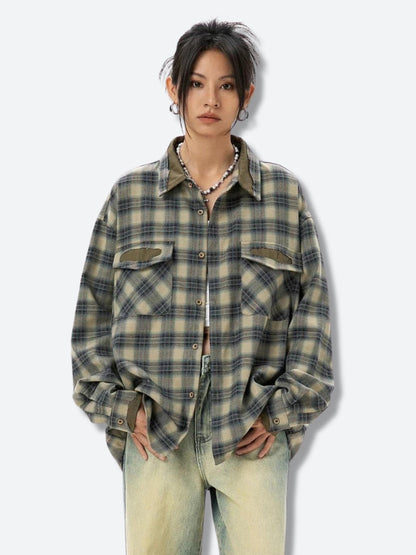 Y2K Checkered Shirt