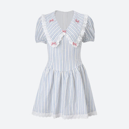 Y2K Chelsea Collar Mini Dress