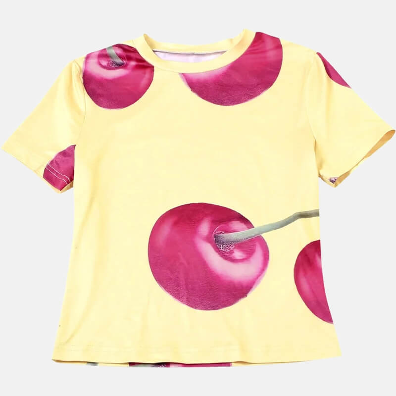 Y2K Cherry Baby Tee