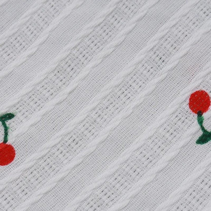 Y2K Cherry Plunge Top
