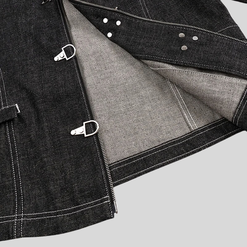 Y2K Clasp Denim Jacket
