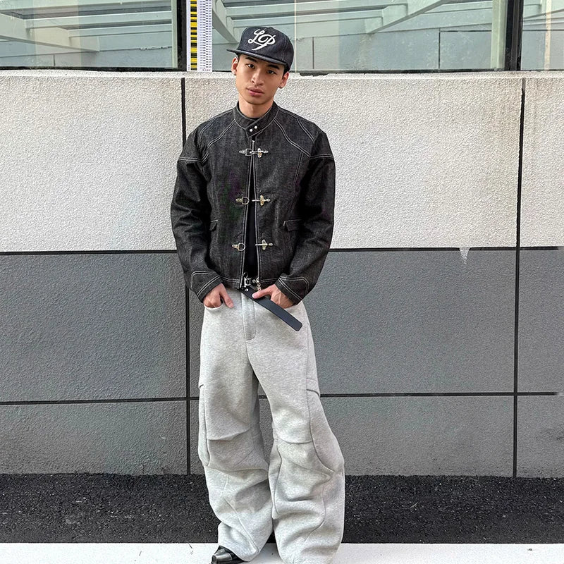 Y2K Clasp Denim Jacket