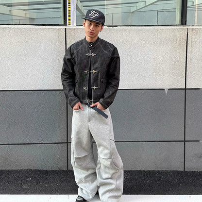 Y2K Clasp Denim Jacket