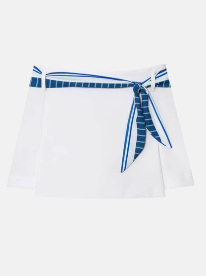 Y2K Coastal Top & Skort Two Piece Set