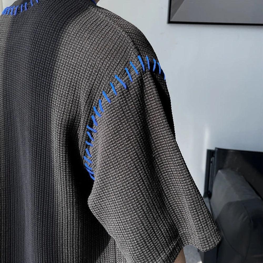 Y2K Contrast Stitch Tee