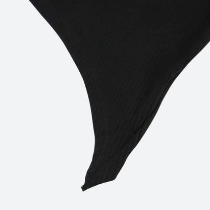 Asymmetric Corduroy Crop Top