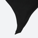 Asymmetric Corduroy Crop Top