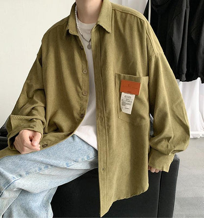 Y2K Corduroy Shirt