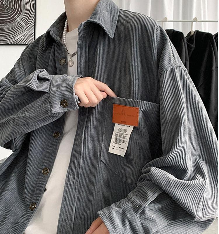 Y2K Corduroy Shirt