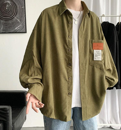Y2K Corduroy Shirt