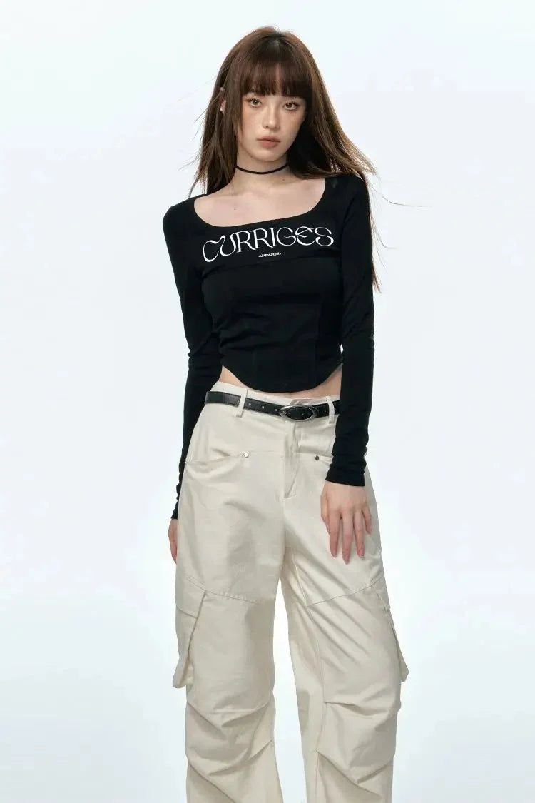 Y2K Corset Crop Top