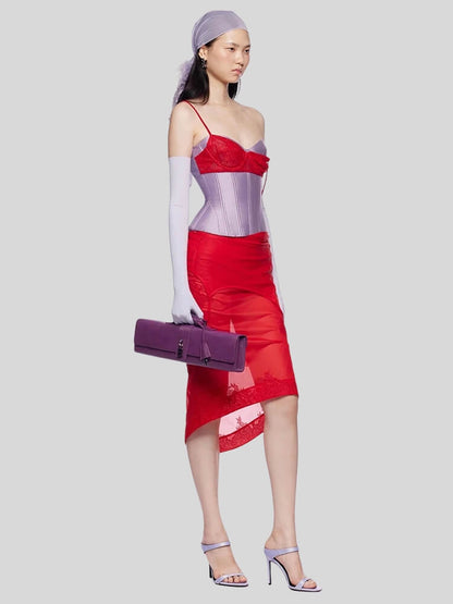 Y2K Corset Top & Skirt Two Piece Set