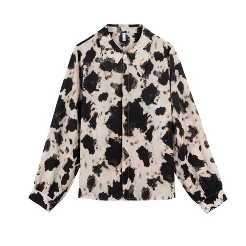 Y2K Cow Print Shirt