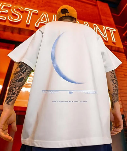 Y2K Crescent Moon Tee