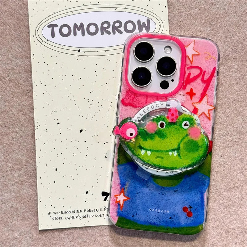 Y2K Crocodile Phone Case
