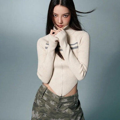 Y2K Cropped Cardigan