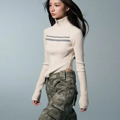 Y2K Cropped Cardigan