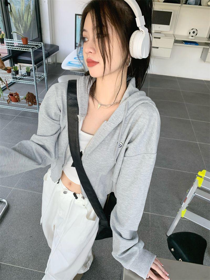 Y2K Cropped Hoodie