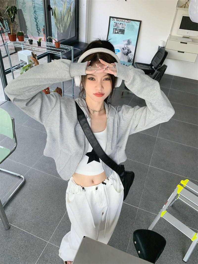 Y2K Cropped Hoodie