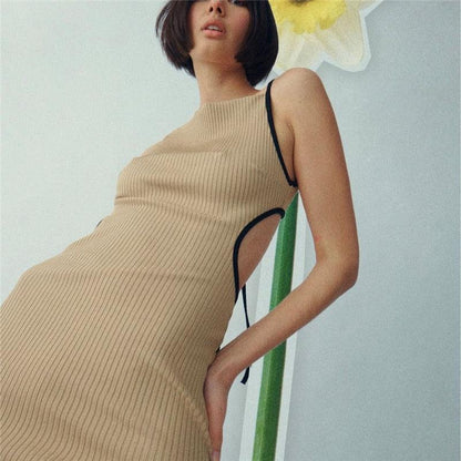 Y2K Cut Out Maxi Dress