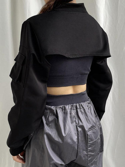 Y2K Cyber Bolero Jacket