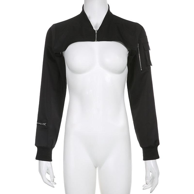 Y2K Cyber Bolero Jacket