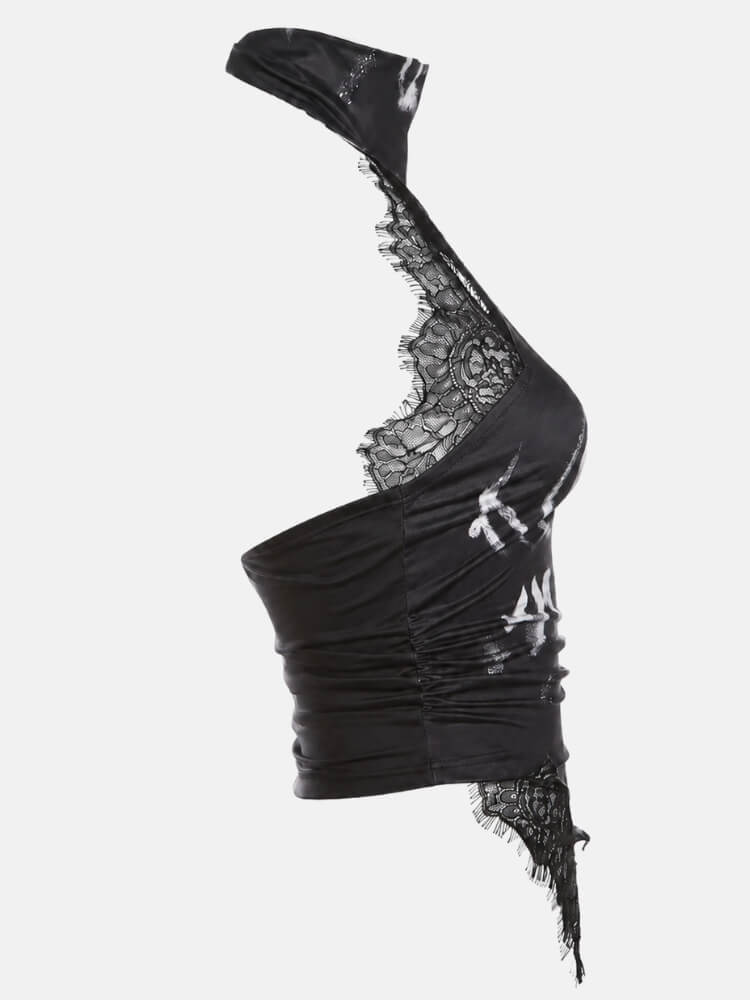 Y2K Cyber Lace Top
