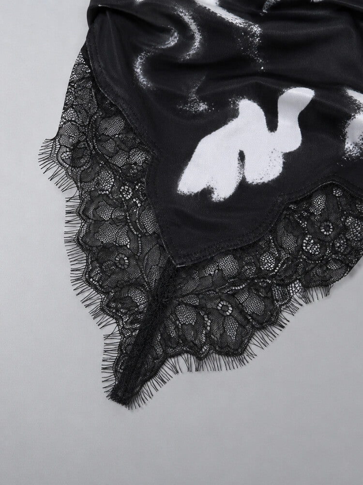Y2K Cyber Lace Top