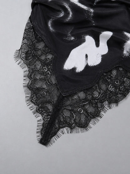 Y2K Cyber Lace Top
