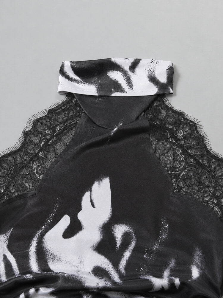Y2K Cyber Lace Top